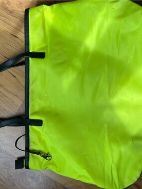 Michael Kors Neon Tote Bag with Black Trim